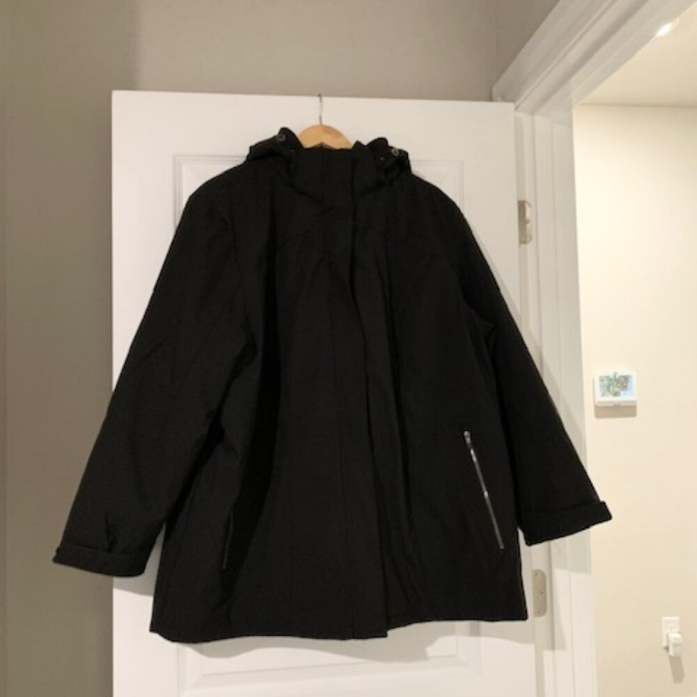 ZeroXposur Winter 2 pc Black Jacket / Coat, 2X